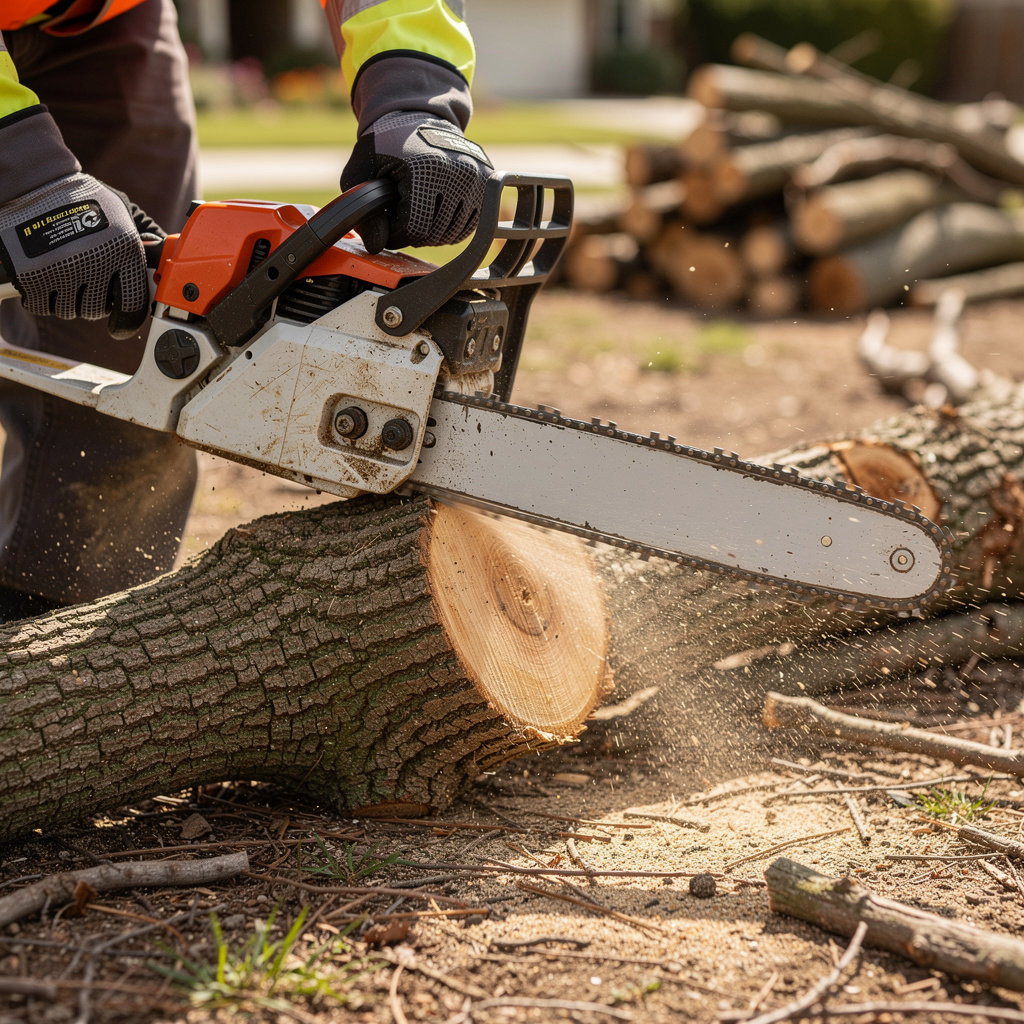 HIGUERA'S TREE SERVICE professional crew performing safe tree removal in Lemon Grove, CA